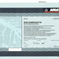 NAVIS Schiffahrts- und Speditions-Aktiengesellschaft 1995 50 DM