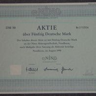 Nino Aktiengesellschaft 1990 50 DM