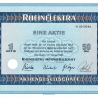 Rheinelektra Aktiengesellschaft 1983 50 DM