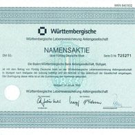 Württembergische Lebensversicherung Aktiengesellschaft 1992 Jan. 50 DM