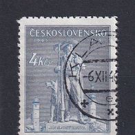 Tschechoslowakei, 1945, Mi. 479, Kozina, 1 Briefm., gest.