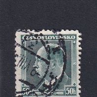 Tschechoslowakei, 1937, Mi. 360, Benes, 1 Briefm., gest.