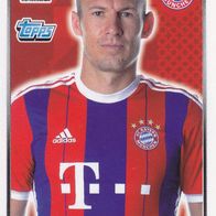 Bayern München Topps Sammelbild 2014 Arjen Robben Bildnummer 209