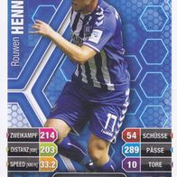 Karlsruher SC Topps Trading Card 2014 Rouwen Hennings Nr.423