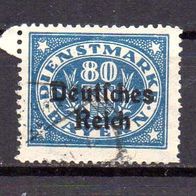 D. Reich Dienst 1920, Mi. Nr. 0044 / D44, Überdruck auf Bayern, gestempelt #06750