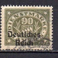 D. Reich Dienst 1920, Mi. Nr. 0045 / D45, Überdruck auf Bayern, gestempelt #06754