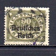 D. Reich Dienst 1920, Mi. Nr. 0045 / D45, Überdruck auf Bayern, gestempelt #06760