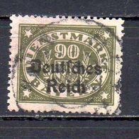 D. Reich Dienst 1920, Mi. Nr. 0045 / D45, Überdruck auf Bayern, gestempelt #06762