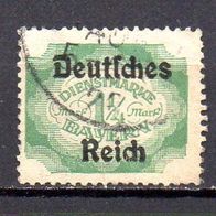 D. Reich Dienst 1920, Mi. Nr. 0047 / D47, Überdruck auf Bayern, gestempelt #06770