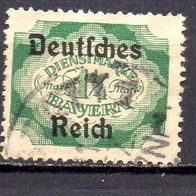 D. Reich Dienst 1920, Mi. Nr. 0047 / D47, Überdruck auf Bayern, gestempelt #06772