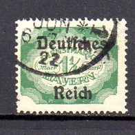 D. Reich Dienst 1920, Mi. Nr. 0047 / D47, Überdruck auf Bayern, gestempelt #06773