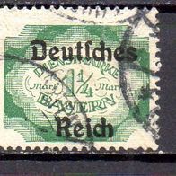 D. Reich Dienst 1920, Mi. Nr. 0047 / D47, Überdruck auf Bayern, gestempelt #06776