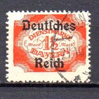 D. Reich Dienst 1920, Mi. Nr. 0048 / D48, Überdruck auf Bayern, gestempelt #06778