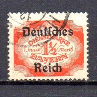 D. Reich Dienst 1920, Mi. Nr. 0048 / D48, Überdruck auf Bayern, gestempelt #06779