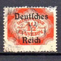 D. Reich Dienst 1920, Mi. Nr. 0048 / D48, Überdruck auf Bayern, gestempelt #06780