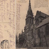 AK Mezieres L´Eglise Notre Dame s/ w Feldpost von 1916