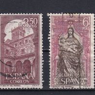 Spanien, 1968, Mi. 1789, 1790, del Parral, 2 Briefmarken, gest.