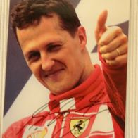 Autogrammkarte Michael Schumacher