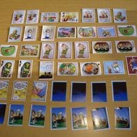 29 Asterix-Sticker, Sammelbilder, Panini