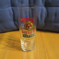 Giesler Kölsch Stange Bierglas 0,2 HIT Markt karneval 1988 alt