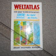 Kleiner Weltatlas Jahrgang 1989 / 1990 Atlas Welt