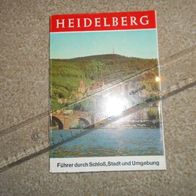 Heidelberg Führer durch Schloß, Stadt und Umgebung Buch Heft