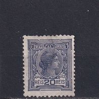 Brasilien, 1918, Mi. 193, Freiheit, Frauenkopf, 1 Briefm., gest.