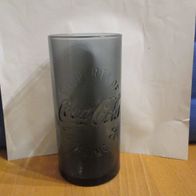 Mc Donalds Coca Cola Glas 2016 "Hutchinson" design schwarz Neuwertig