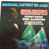2 LP Orginal History of Jazz Hampton, Basie, Ellington, Fritzgerald& Armstrong