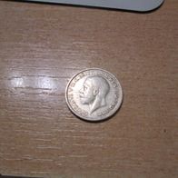 Münze England Sixpence 1930 silber guter zustand
