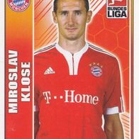 Bayern München Topps Sammelbild 2009 Miroslav Klose Bildnummer 329