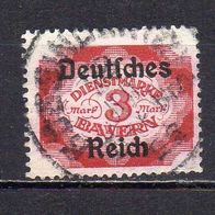 D. Reich Dienst 1920, Mi. Nr. 0050 / D50, Überdruck auf Bayern, gestempelt #06802