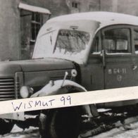Wismut-Foto DDR VEB IFA Oldtimer SAG SDAG Werkverkehr SIS Bus