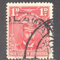 Südrhodesien, 1924, König, 1 Briefm., gest.