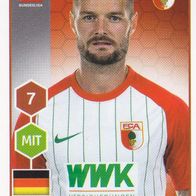 FC Augsburg Topps Sammelbild 2017 Marcel Heller Bildnummer 16