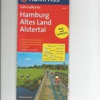 Fahrradkarte Hamburg - Altes Land - Alstertal - Kompass-Karten 3007