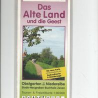 Touren- & Freizeitkarte Das Alte Land u. die Geest - Stade-Neugraben-Buchholz-Zeven
