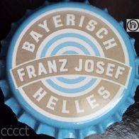 Franz Josef Bayerisch Helles Bier Brauerei Kronkorken Kronenkorken neu in unbenutzt