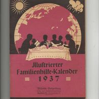 Illustrierter Familienhilfe-Kalender 1937, Wilhelm Stolzenburg, Hamburg
