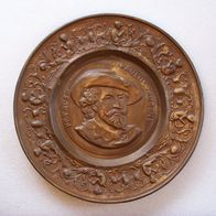 Massiver Metallguss Teller - " Petrus Paulus Rubens ", D.- 36,5 cm * **