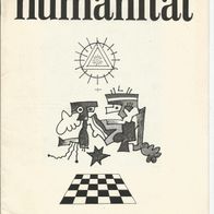 Das deutsche Freimaurer Magazin Humanität Nr. 4 Mai/ Juni 1991