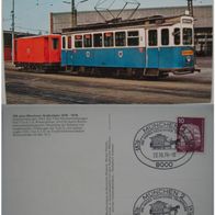 AK - 100 Jahre Straßenbahn München - Sonderstempel -1976 - MiNr: 847 - Eisenbahn