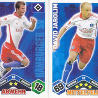 2x Hamburger SV Topps Match Attax Trading Card 2010
