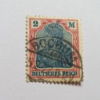 Briefmarke Deutsches Reich Germania 2 Mark