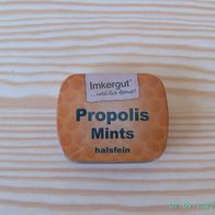 Klapp-Blechdose Propolis Mints halsfein - leer