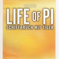 Lesezeichen Life of Pi - Schiffbruch mit Tiger