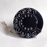 SEL Nummernschalter 1970 schwarz Kabelschuhe - unbenutzt