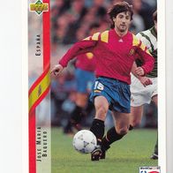 Upper Deck Card Fussball WM USA Jose Maria Baquero Espana #158