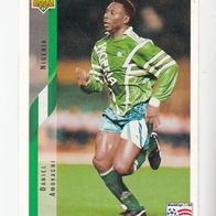 Upper Deck Card Fussball WM USA Daniel Amokachi Nigeria #163
