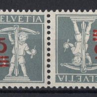 Schweiz postfrisch Kehrdruck K14